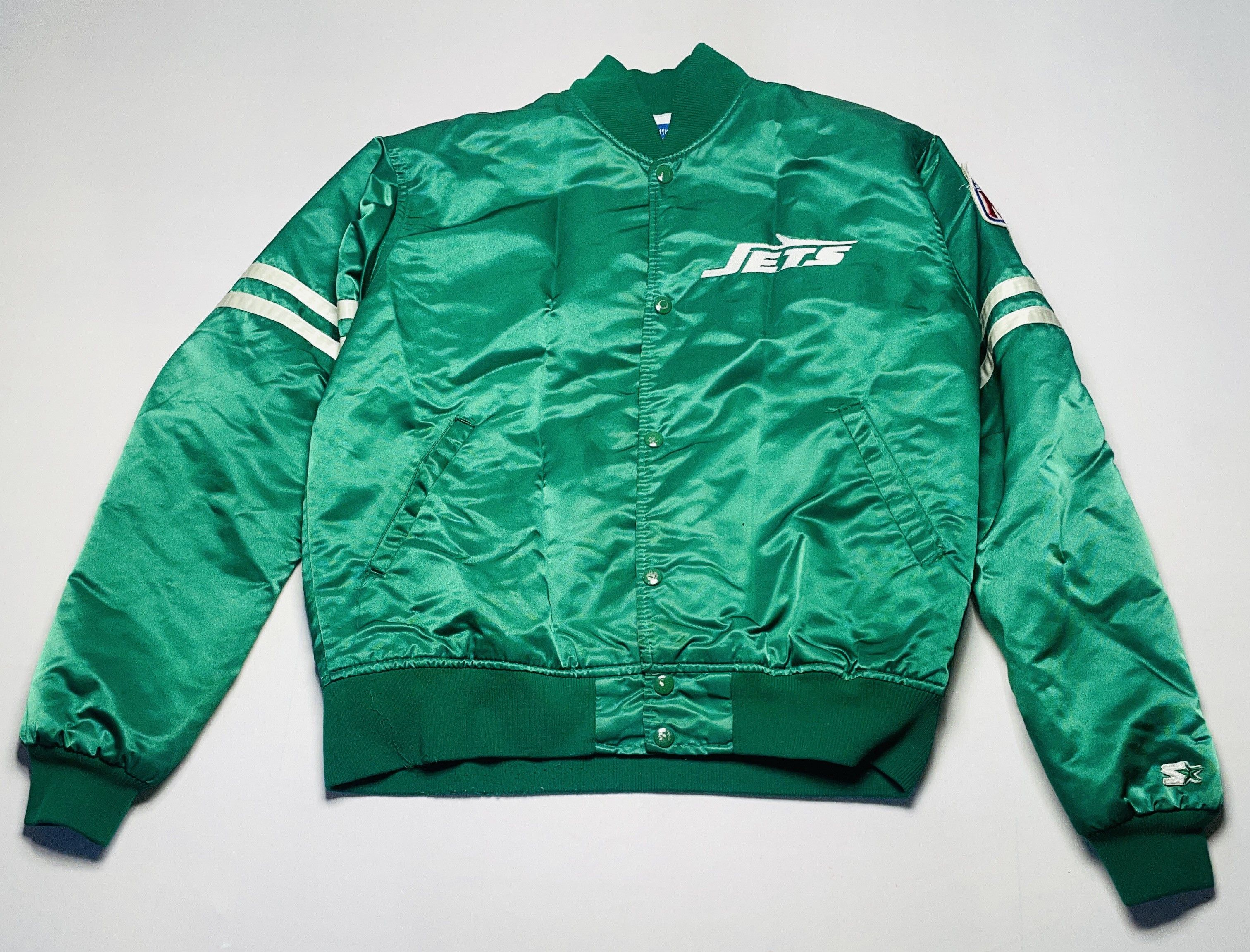 Starter 🧥 79,90€ VB – Starter New York Jets Jacke – Gr. M–gebraucht Size US M / EU 48-50 / 2 - 1 Thumbnail