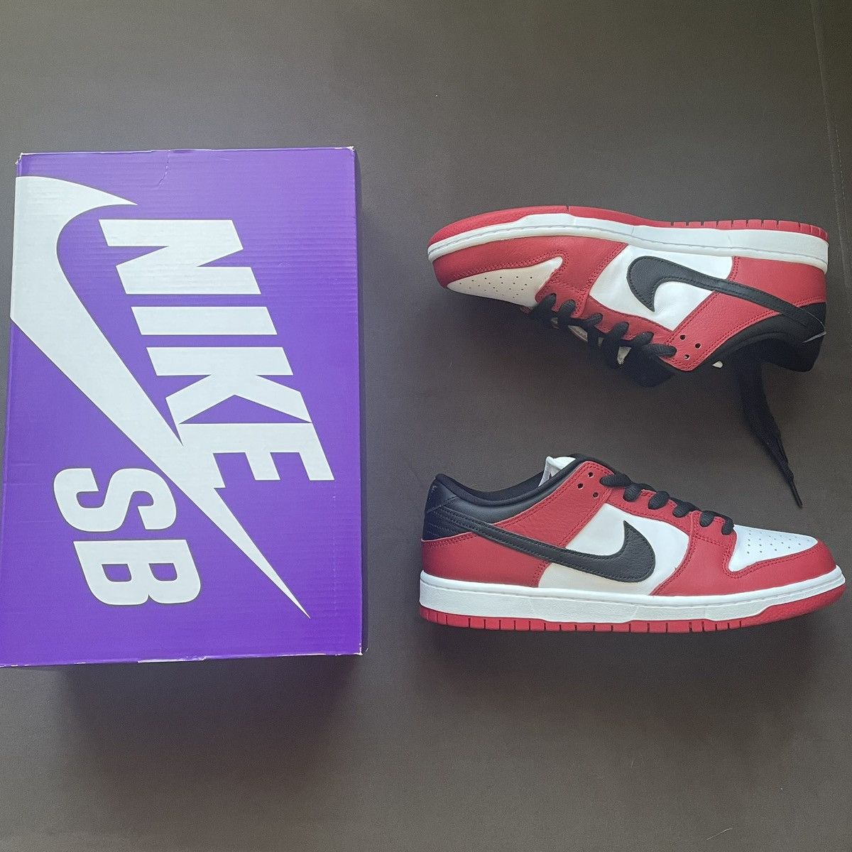 Nike SB Nike SB Dunk Low Pro J-Pack "Chicago" Size US 10 / EU 43 - 1 Thumbnail
