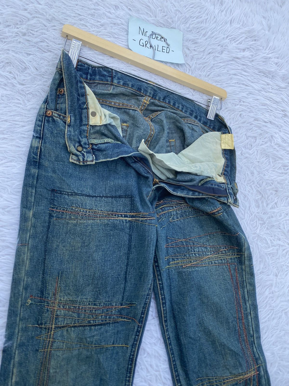 Hysteric Glamour Rare Vintage Hysteric Glamour Nice Design Kinky Jeans Size 27" / US 4 / IT 40 - 10 Thumbnail