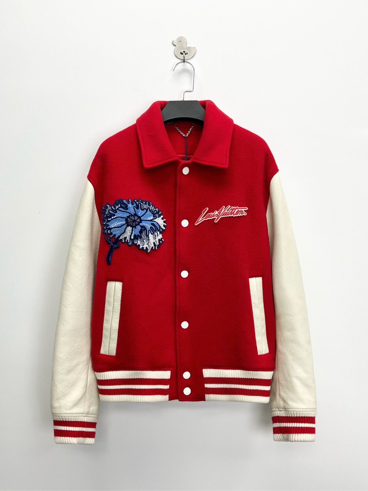 Louis Vuitton Louis Vuitton x Kusama Red Baseball Jacket Size US M / EU 48-50 / 2 - 1 Thumbnail