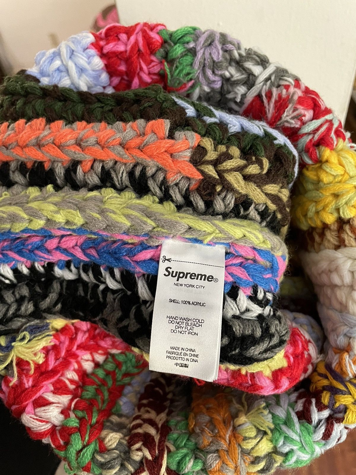 Supreme Supreme hand tie beanie multicolored Size ONE SIZE - 5 Thumbnail