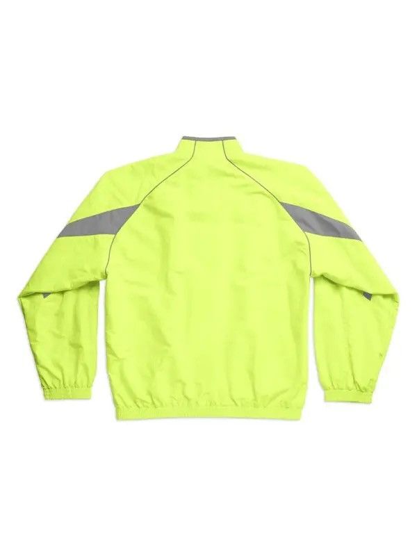 Balenciaga 3B Lightweight Tracksuit Jacket in Yellow Neon Size US M / EU 48-50 / 2 - 2 Thumbnail