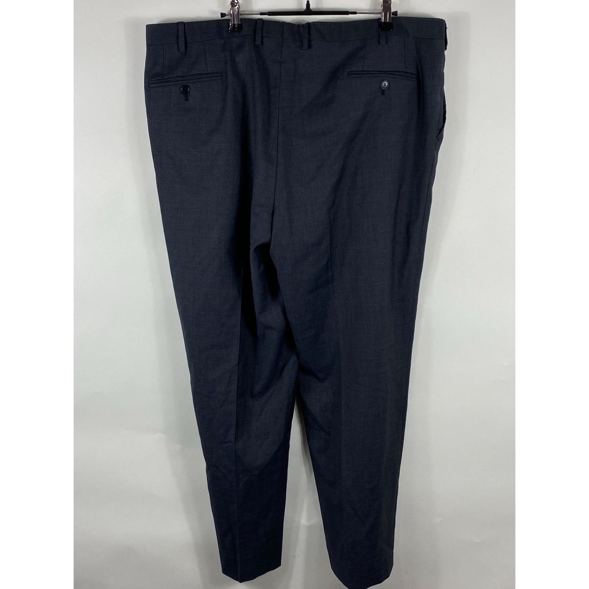 Brioni Brioni Flat Front Dress Pants Dark Gray 42x29 Men's F43 Size US 42 / EU 58 - 2 Thumbnail