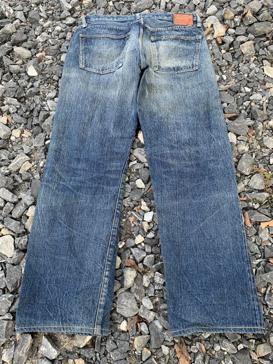 Kapital VINTAGE BURGUS PLUS SELVEDGE JAPANESE FADED DISTRESSED DENIM Size US 32 / EU 48 - 4 Thumbnail