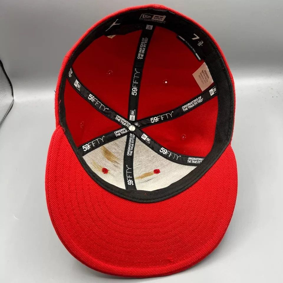 New Era Air Jordan Hat Men Embroidered 59Fifty New Era Fitted Cap Size ONE SIZE - 7 Thumbnail