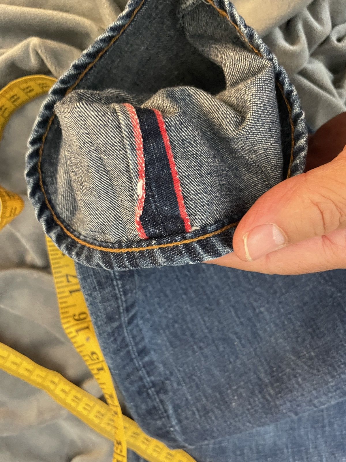 Nom De Guerre Selvedge straight leg denim jeans Size US 30 / EU 46 - 13 Thumbnail