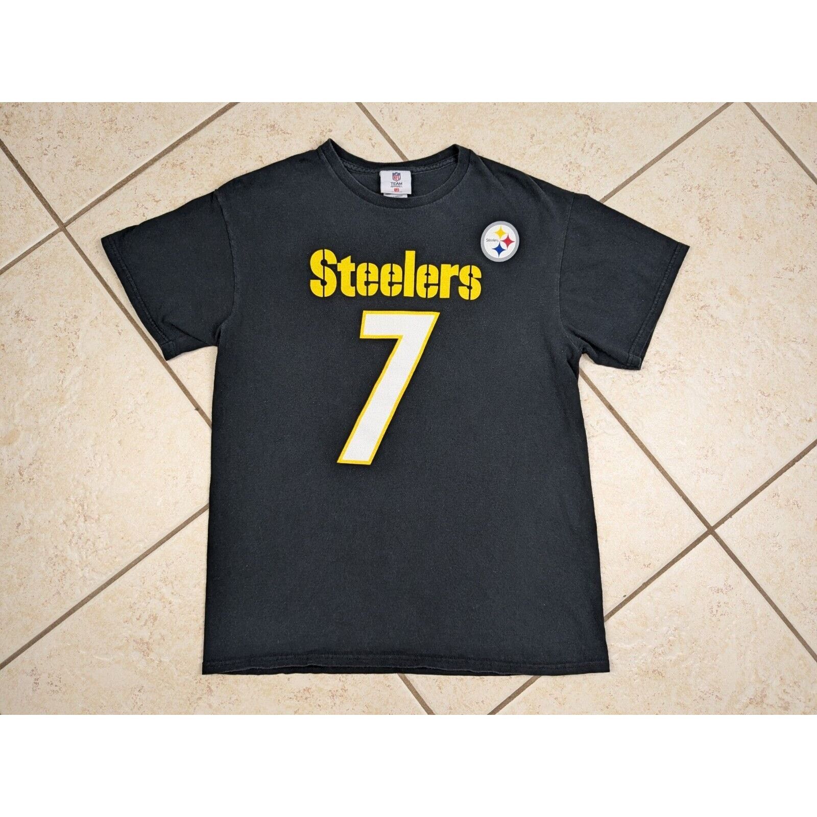 Other Pittsburgh Steelers Shirt Black #7 Big Ben Roethlisberger Size US M / EU 48-50 / 2 - 1 Thumbnail