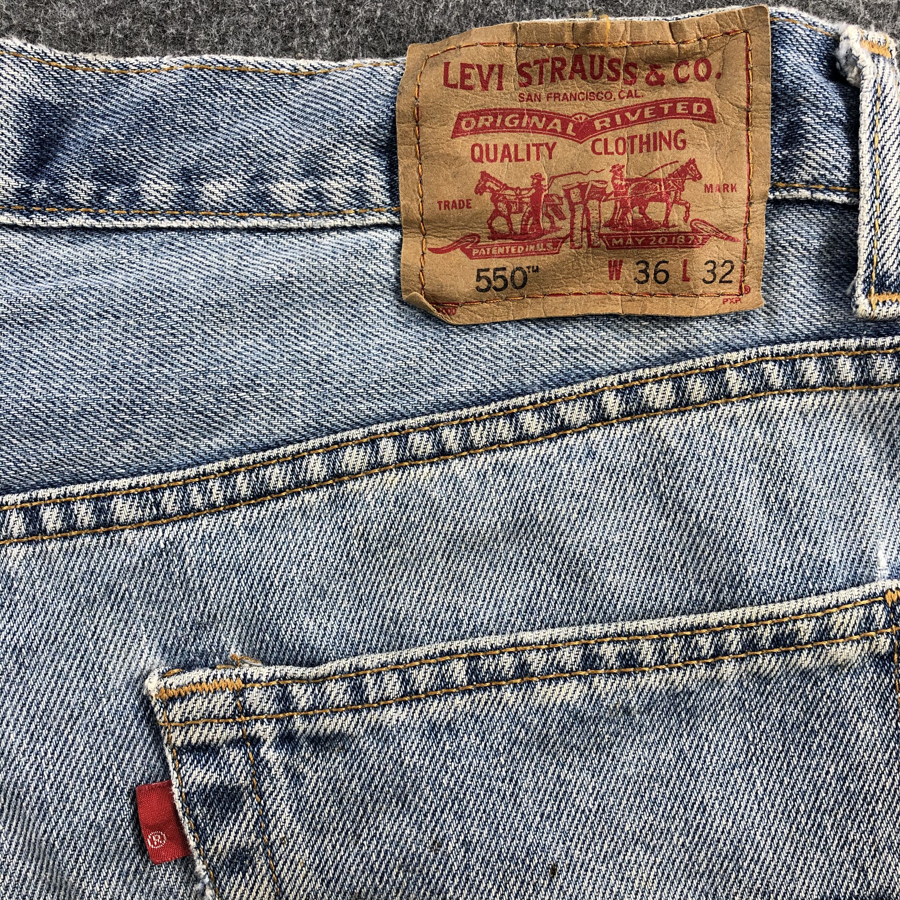 Levi's × Vintage Vintage Levis Jeans Lot 550-JM799 Size US 36 / EU 52 - 5 Thumbnail