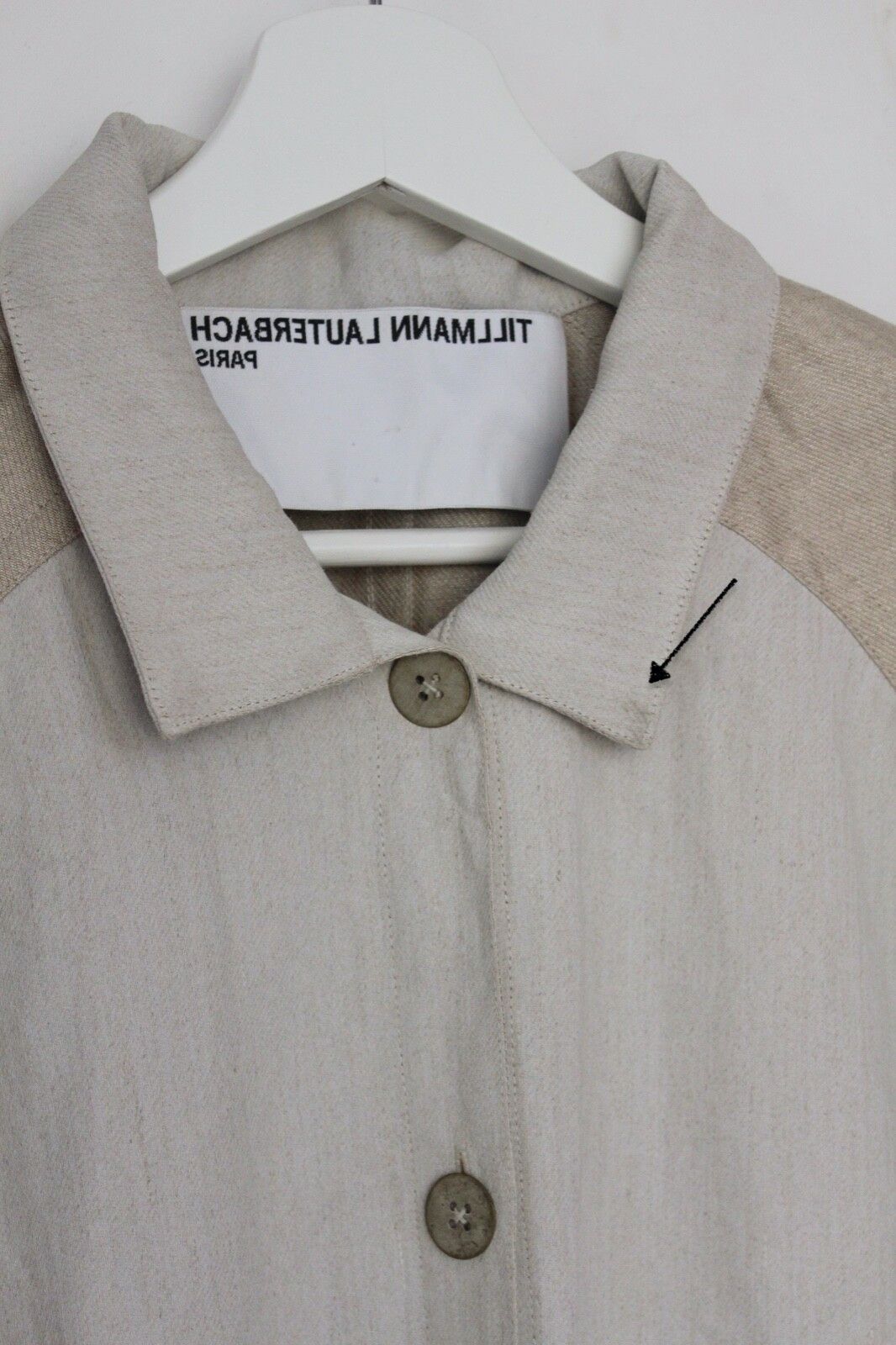 Tillmann Lauterbach Tillmann Lauterbach Designer Linen Trench Button Up Coat Size S / US 4 / IT 40 - 17 Thumbnail