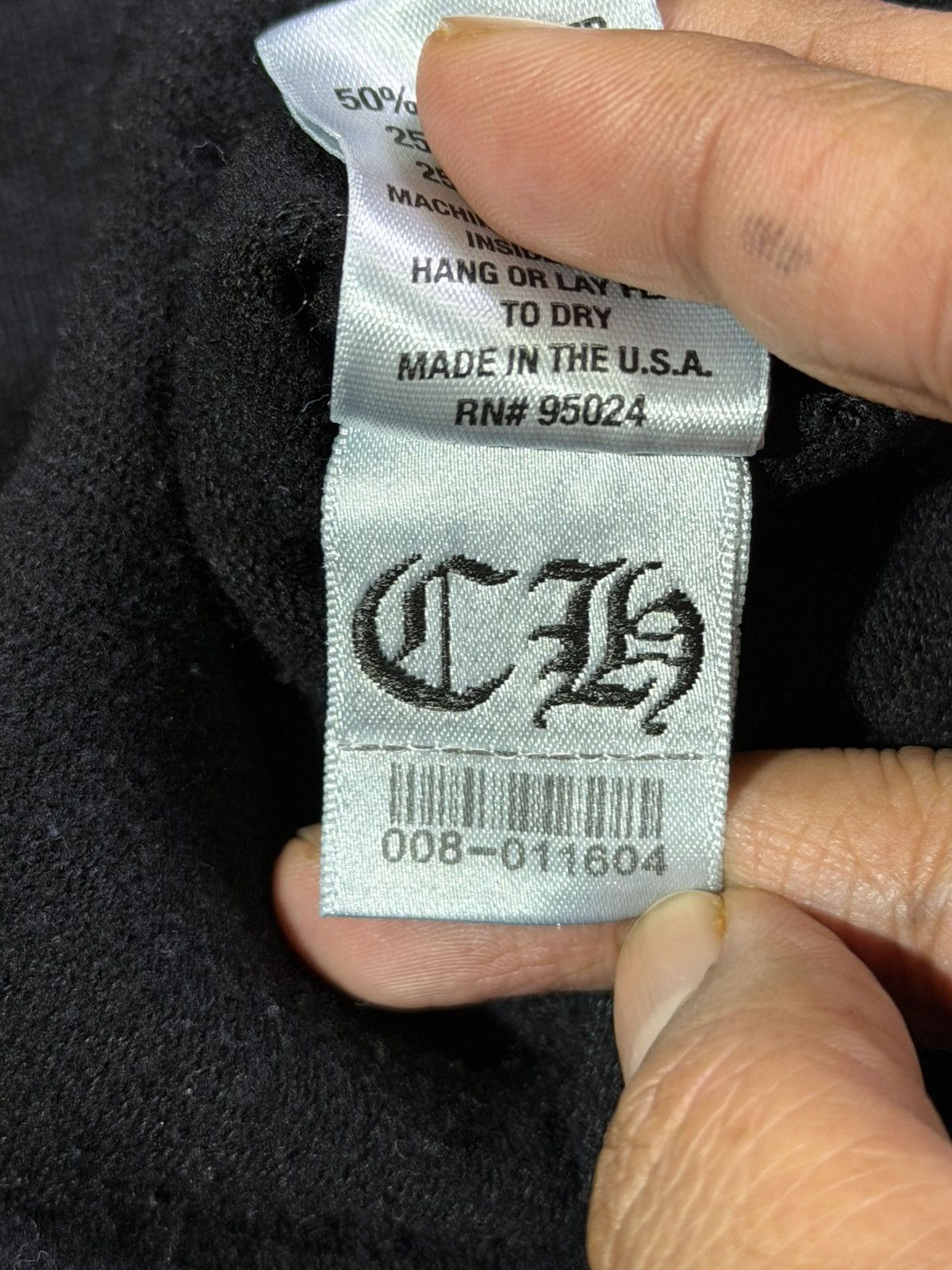 Chrome Hearts Vertical Script RS3 Cross Zip up Size M / US 6-8 / IT 42-44 - 12 Thumbnail