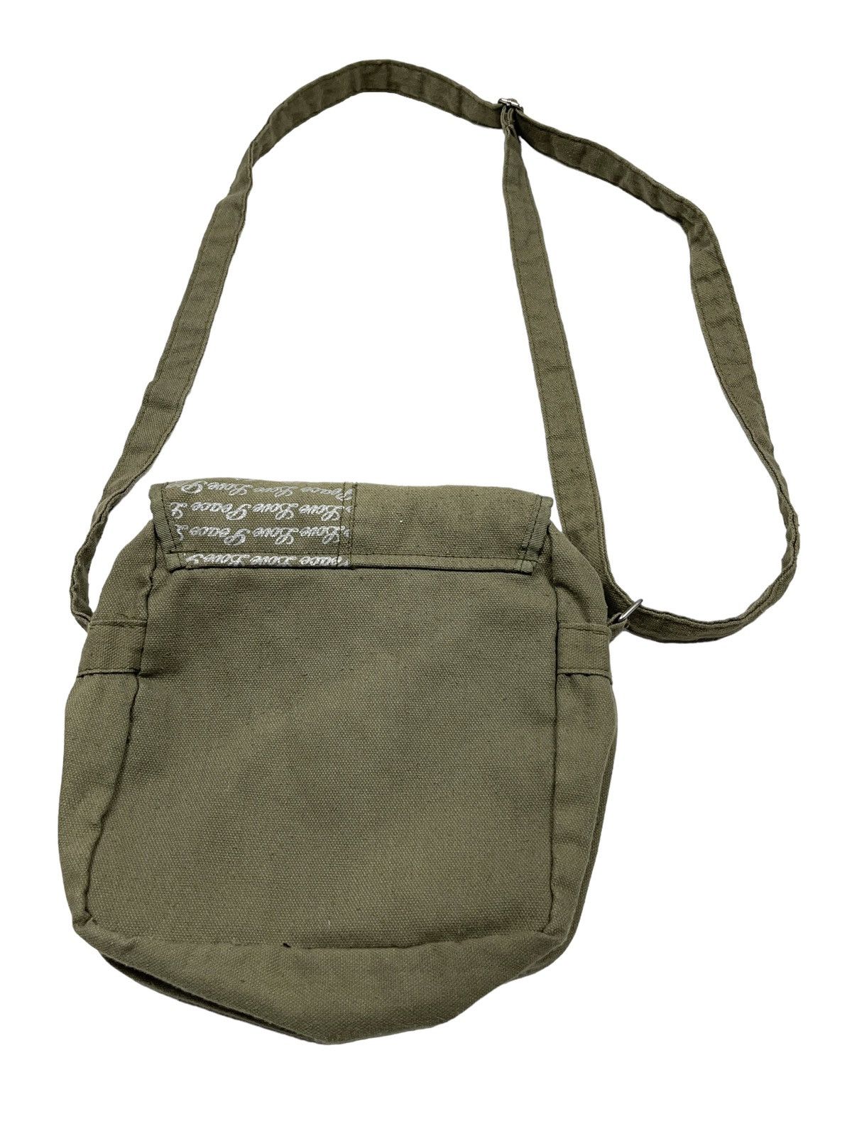 Vintage Vintage Y2K Hippie Peace Love Style Messenger Bag Japanese Size ONE SIZE - 6 Thumbnail