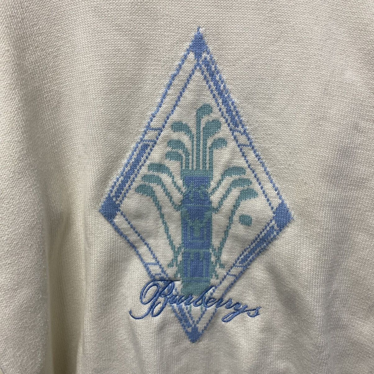 Burberry Vintage Burberry sweater Big Logo luxury Rare Size US L / EU 52-54 / 3 - 5 Thumbnail