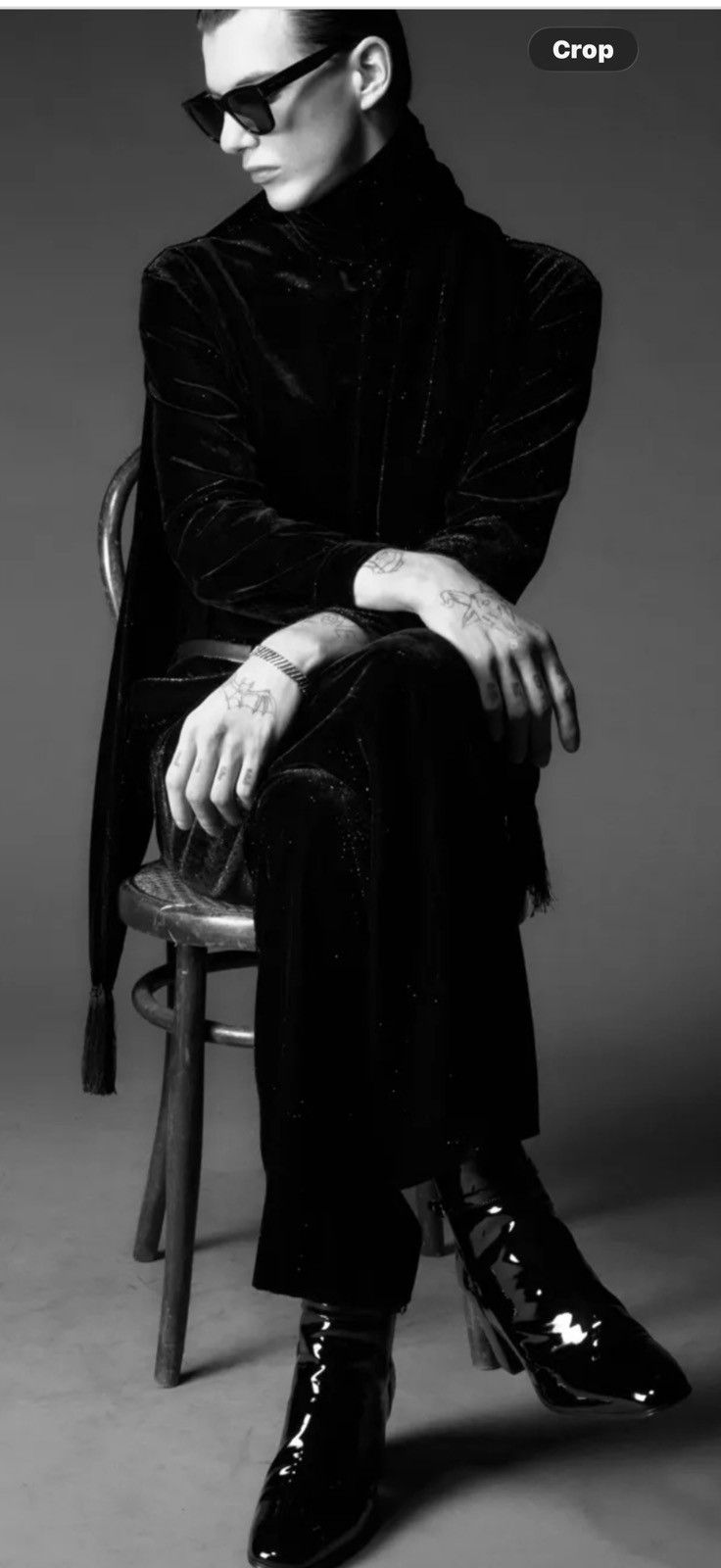 Saint Laurent Paris Saint Laurent mens velvet sparkling pants. 46/32. $1650 Size 46R - 1 Thumbnail