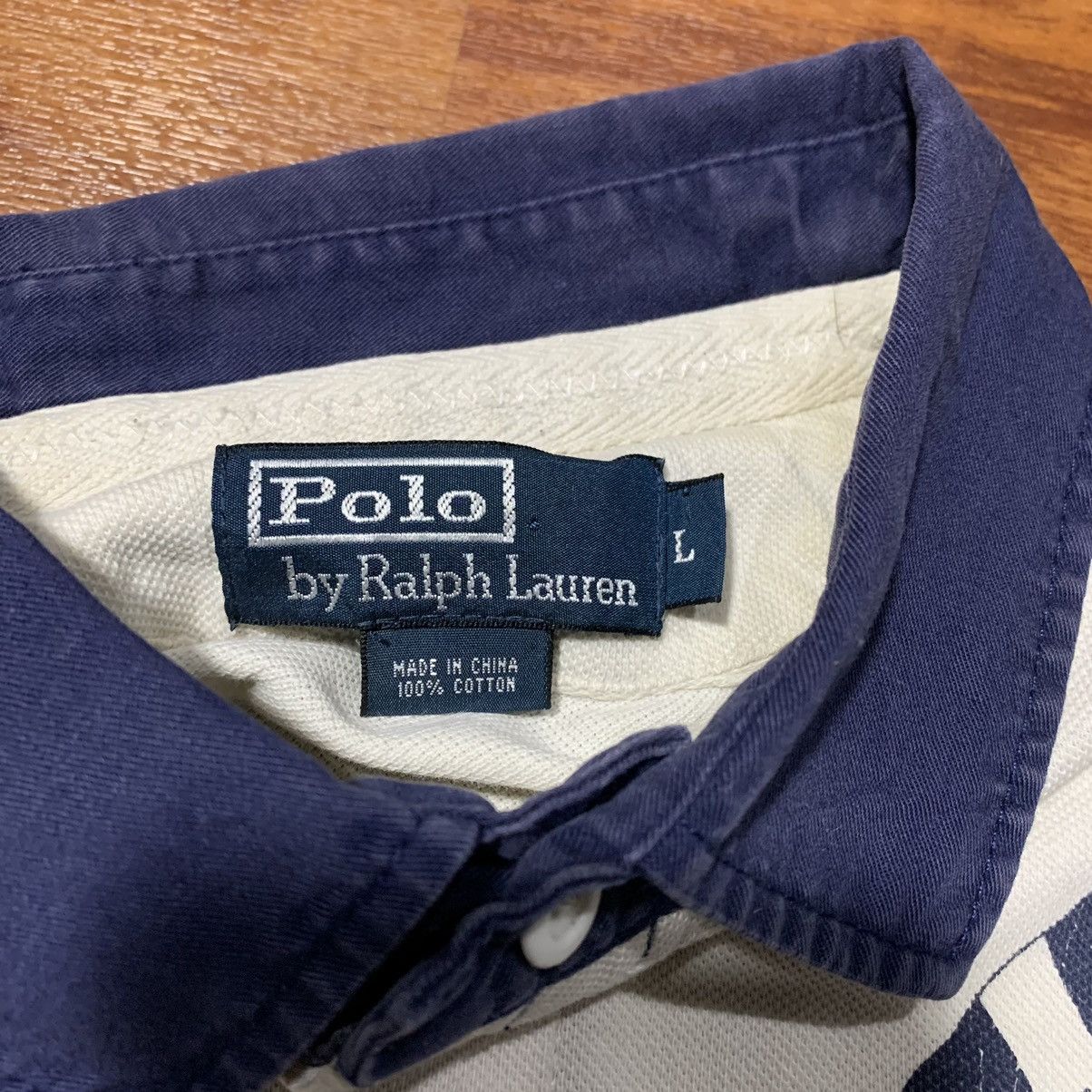 Polo Ralph Lauren × RRL Ralph Lauren × Ralph Lauren Vintage Polo Ralph Lauren 381 Bleecker Flag 🙌🏼 Size US L / EU 52-54 / 3 - 5 Thumbnail