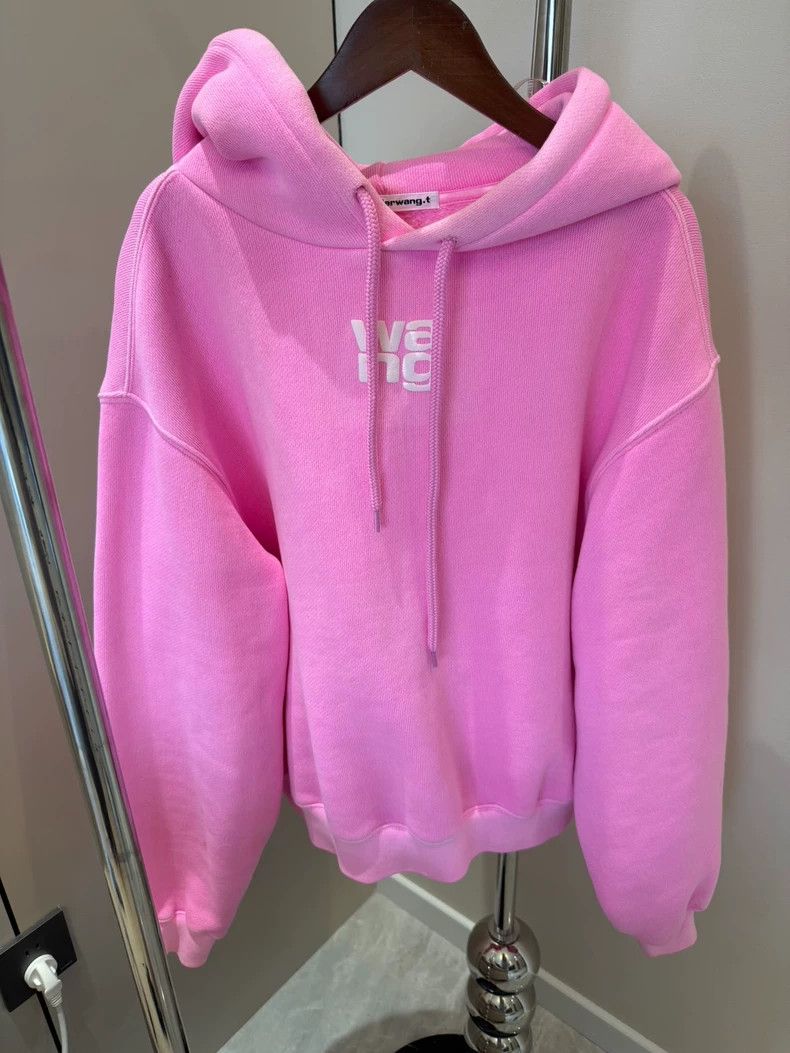 Alexander Wang Alexander Wang Pink Fleece Hoodie S Size S / US 4 / IT 40 - 1 Thumbnail