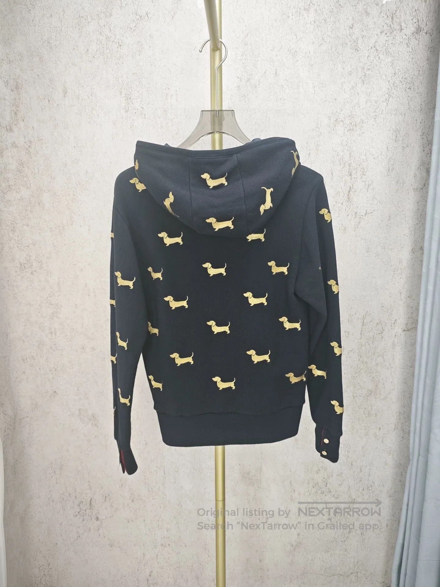Thom Browne thom browne navy dog embroidery hoodie. Size US XXS / EU 40 - 7 Thumbnail