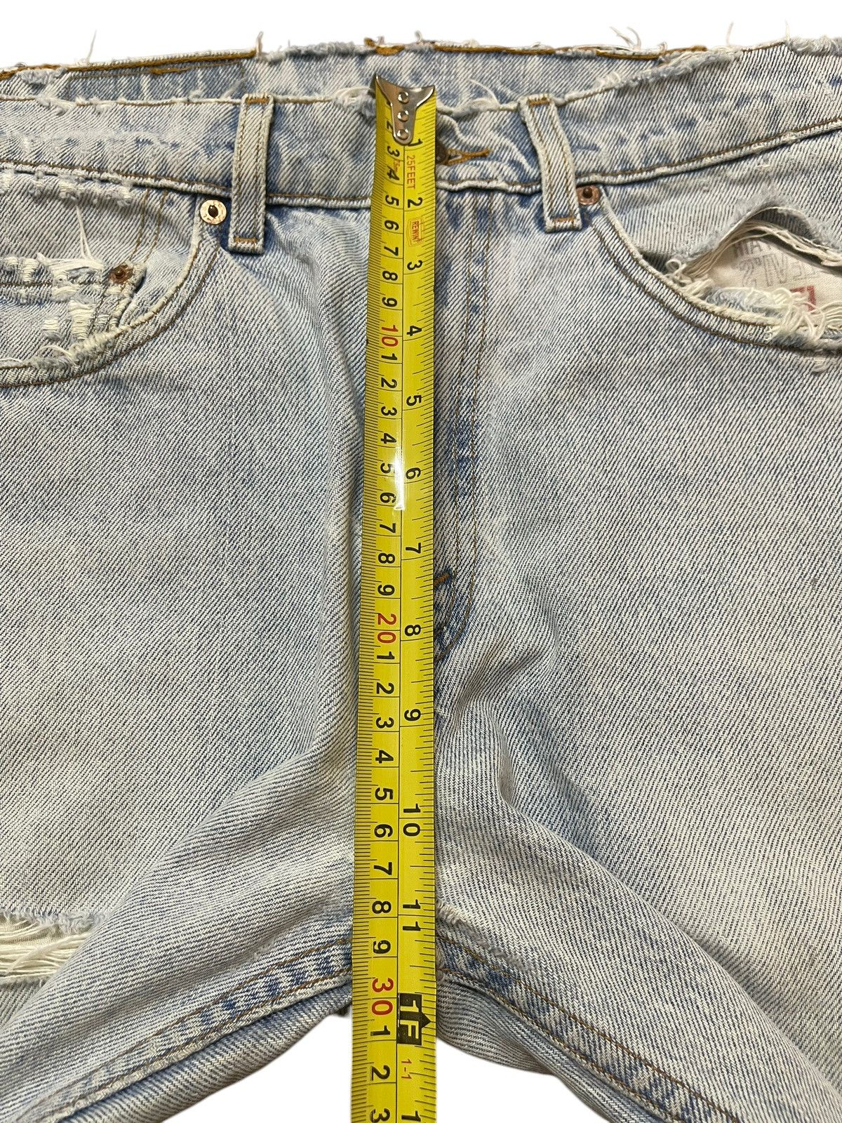 Levi's Vintage 80s Levis 505 Faded Wash Distressed Style Jeans Size US 30 / EU 46 - 16 Thumbnail