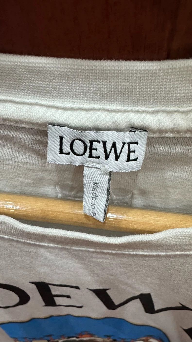 Loewe LOEWE Short sleeves with embroidered logo on the back Size M / US 6-8 / IT 42-44 - 3 Thumbnail