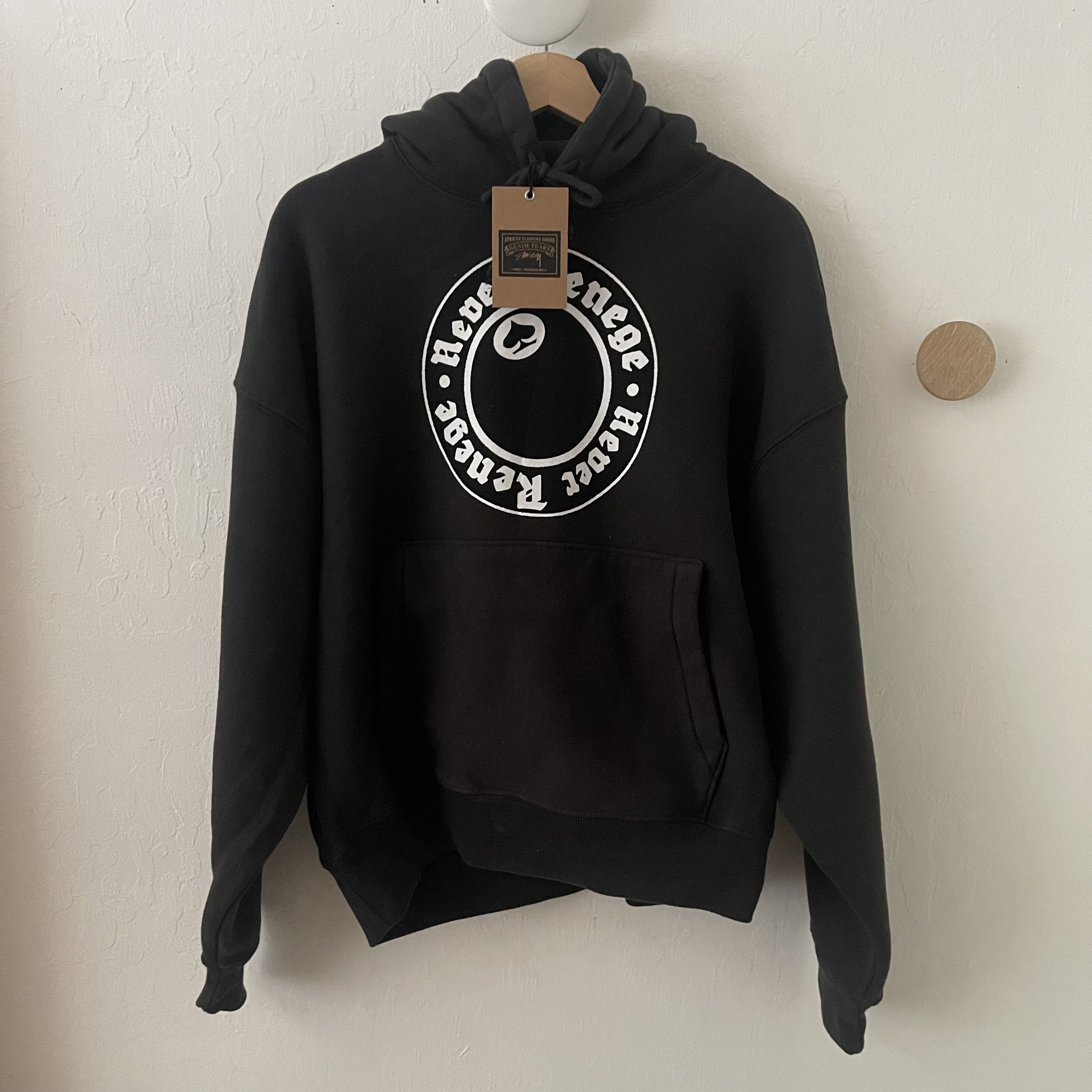 DENIM TEARS × Stussy Never Renege Logo Hoodie Size US S / EU 44-46 / 1 - 5 Thumbnail