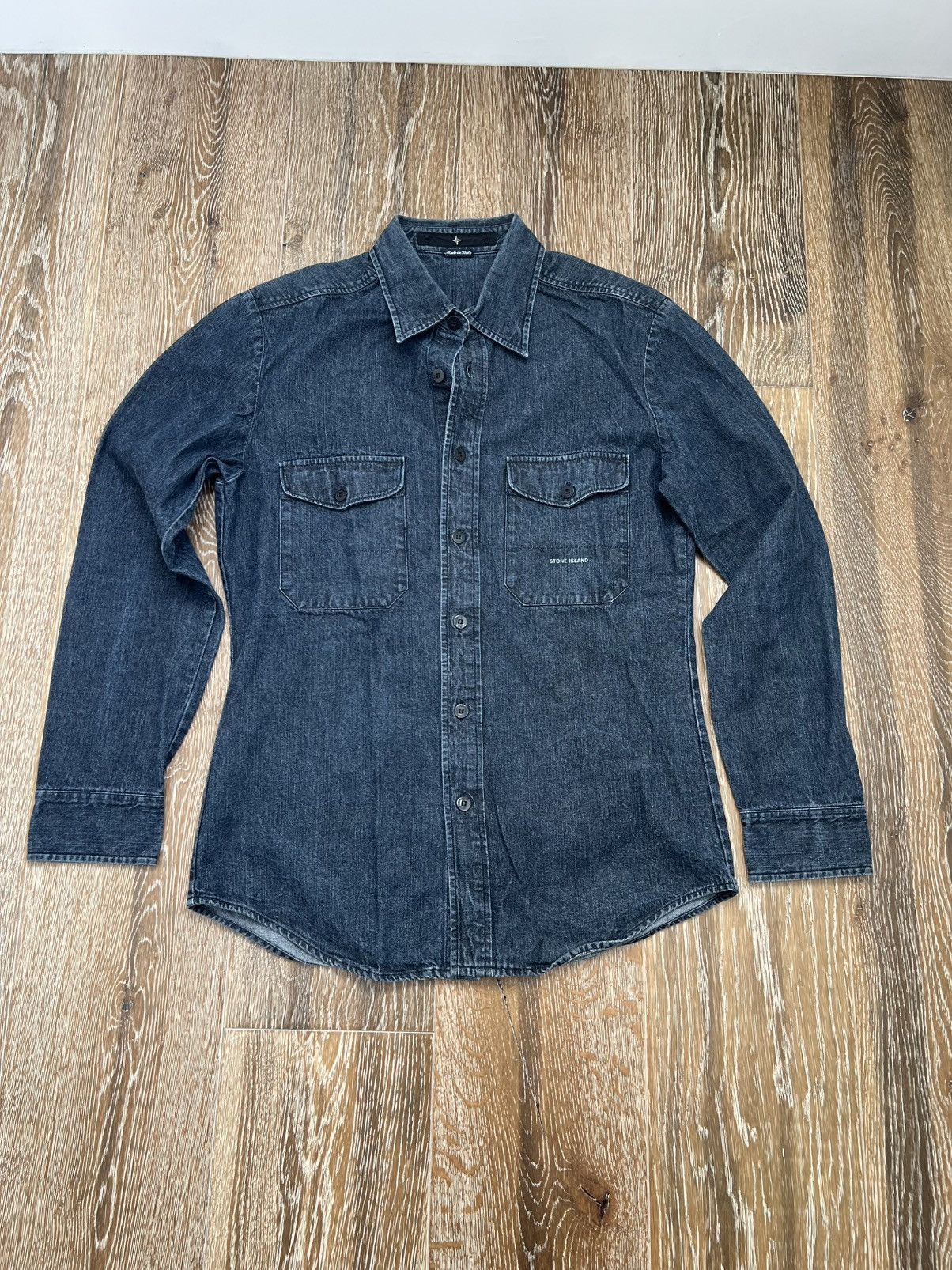 Stone Island × Vintage Vintage Stone Island Denim Shirt | Grailed