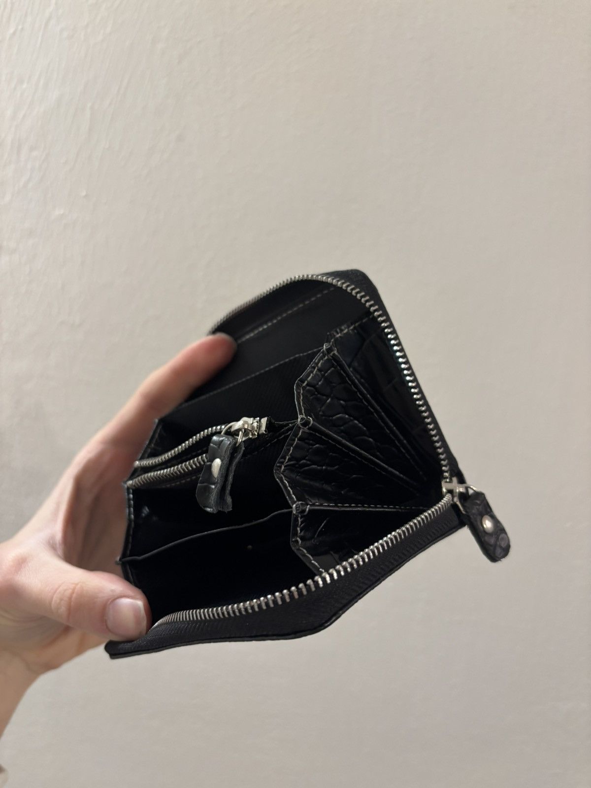 Balenciaga Balenciaga wallet crocodile Size ONE SIZE - 5 Thumbnail