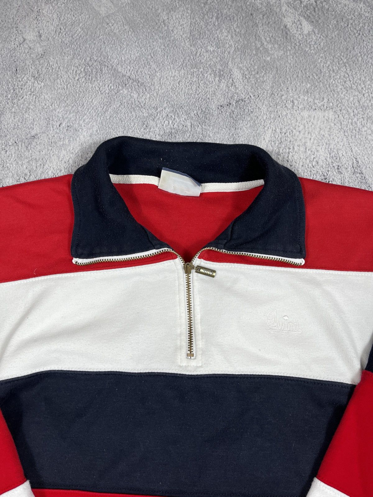 Japanese Brand × Vintage Vintage Y2K style 1/4 zip rugby long sleeve polo S Size US S / EU 44-46 / 1 - 3 Thumbnail