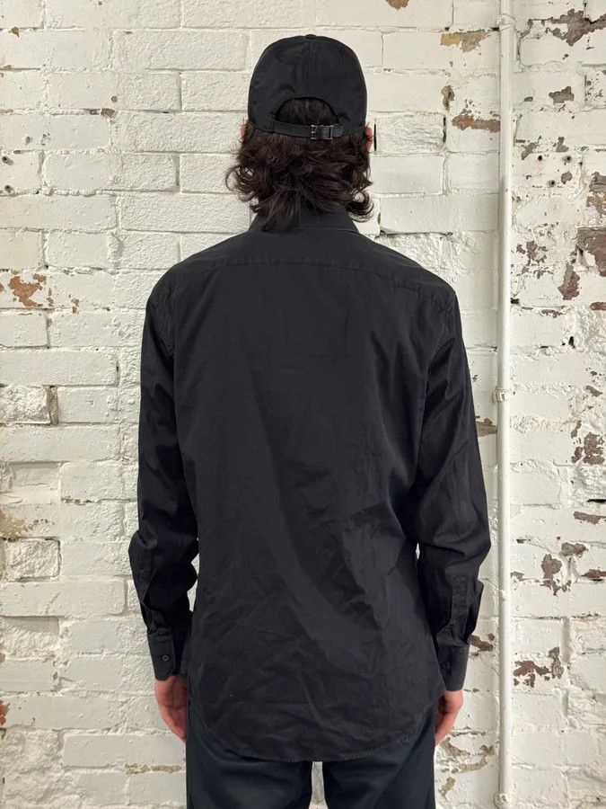 Gucci Gucci Black Classic Cotton Shirt Size US M / EU 48-50 / 2 - 3 Thumbnail
