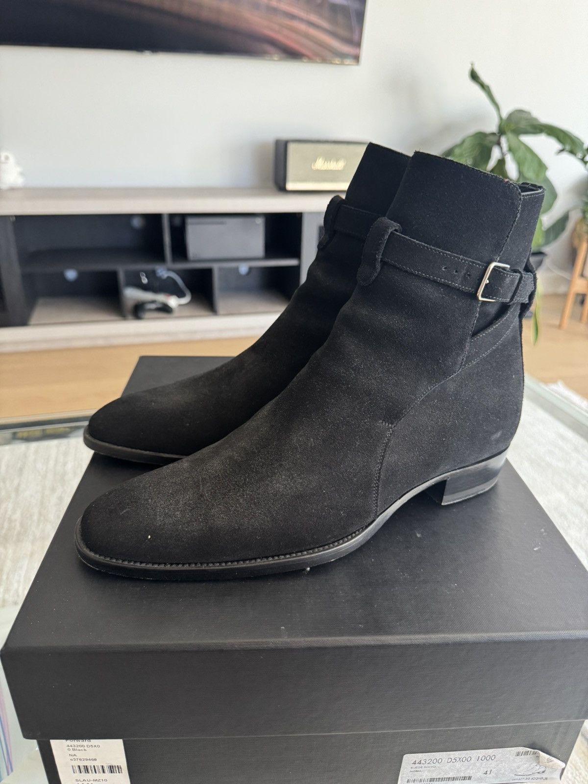 Saint Laurent Paris Men’s Black Leather Jodhpur Boots Size 41 AW 2013 Saint Laurent Connor Jodhpur Buckle Boots A sharp  main image 3