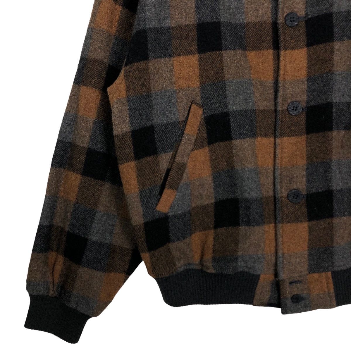 Japanese Brand 🔥Bomber Jacket Tartan Design Scash Issey Miyake Japan Size US M / EU 48-50 / 2 - 4 Thumbnail