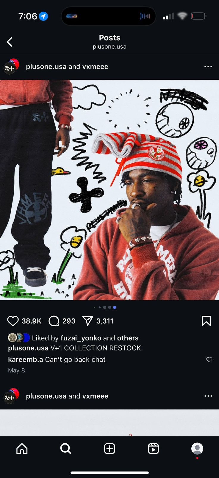 Plus One Clothing Vxmee Plus One Sweatpants Size US 34 / EU 50 - 2 Thumbnail