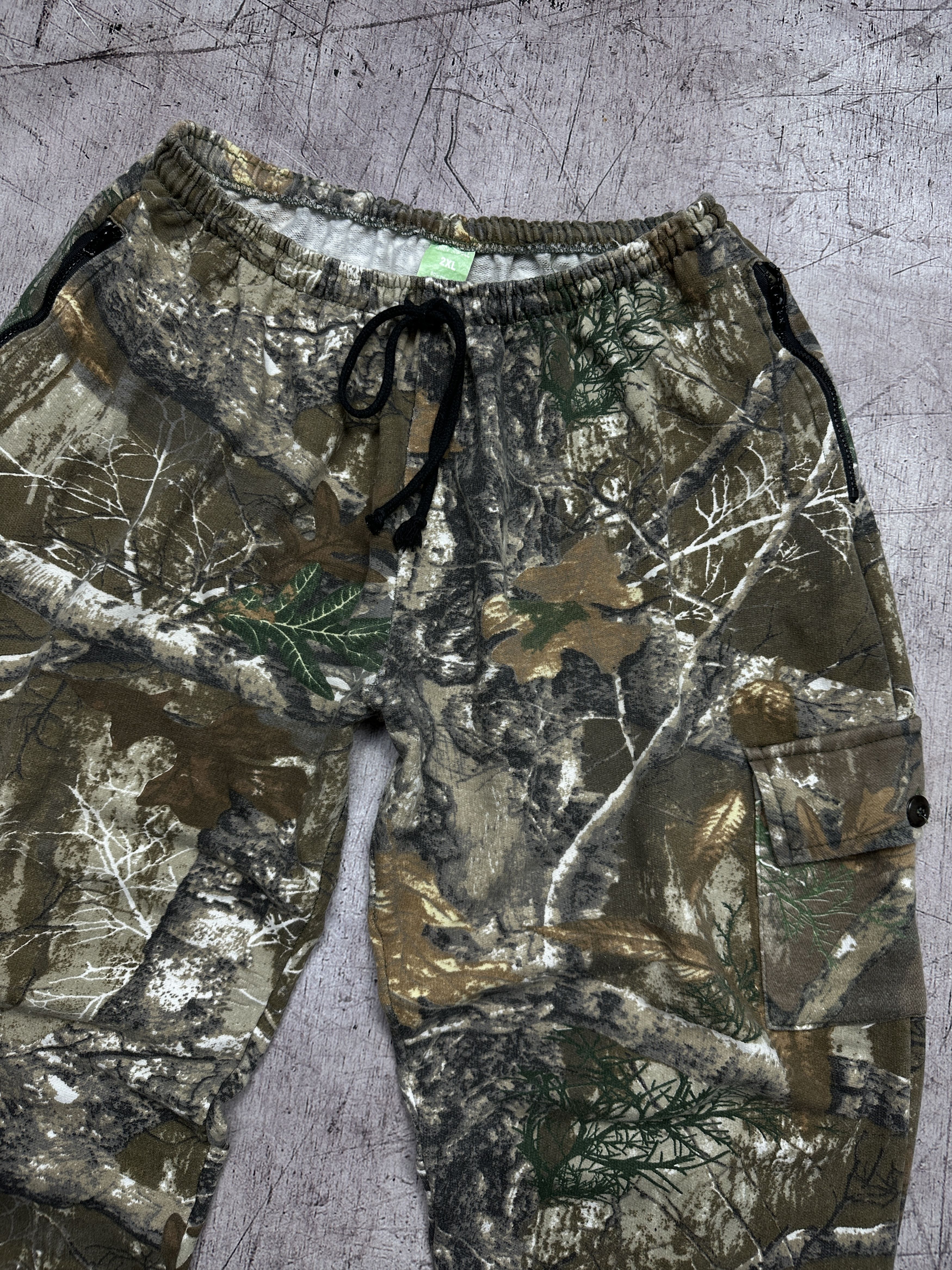 Realtree Realtree Vintage Mens Camo Baggy Sweatpants Track Pants Size US 38 / EU 54 - 2 Thumbnail