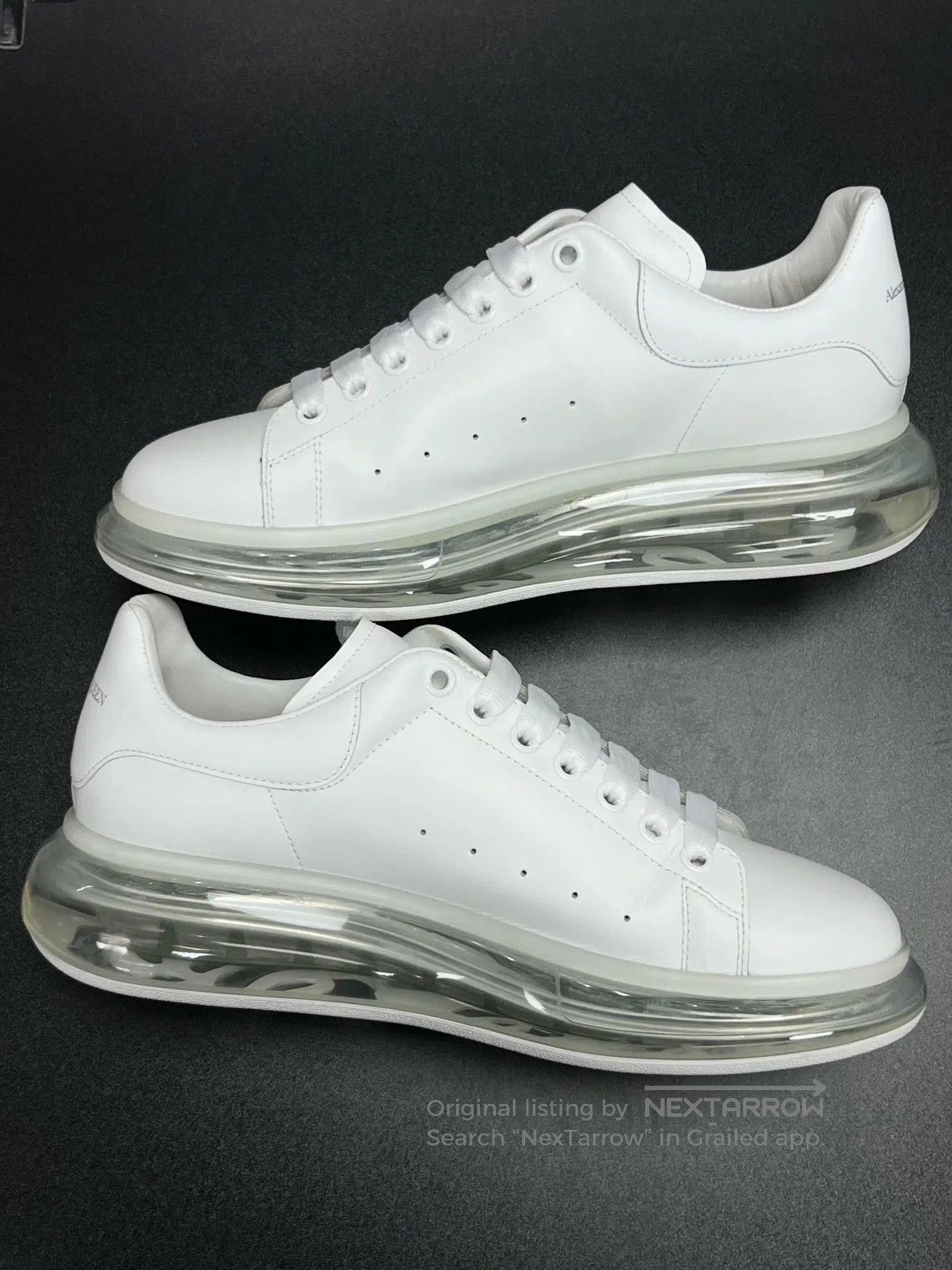 Alexander McQueen MCQ White Sole Air Cushion Sneakers Size 44. Size US 10.5 / EU 43-44 - 6 Thumbnail