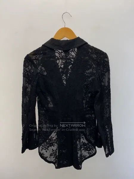 Comme des Garcons Comme Des Garcons Black vintage lace patterned coat Size XS / US 0-2 / IT 36-38 - 2 Thumbnail