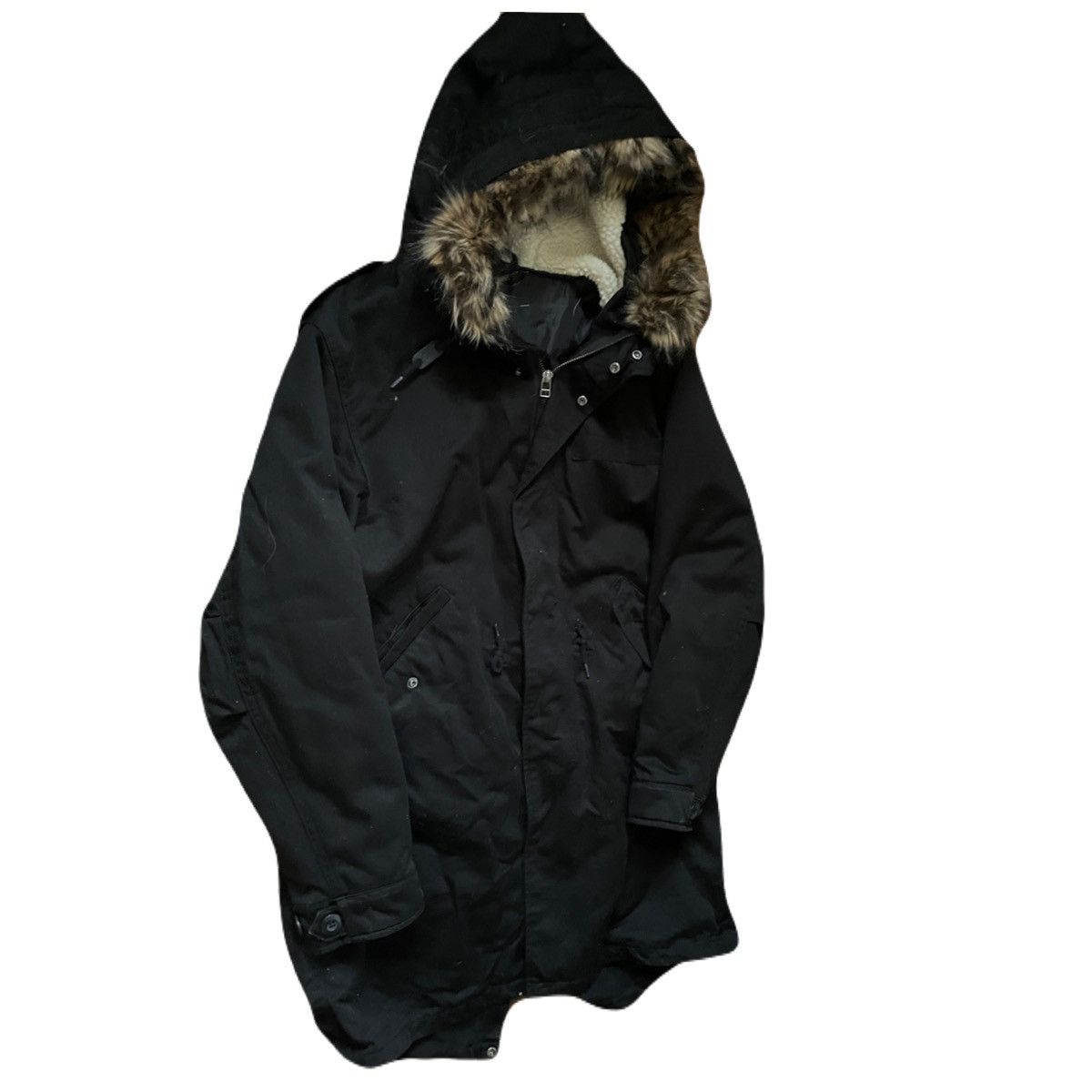 If Six Was Nine 2000s Japanese archive vkei fur military parka jacket Size US S / EU 44-46 / 1 - 3 Thumbnail