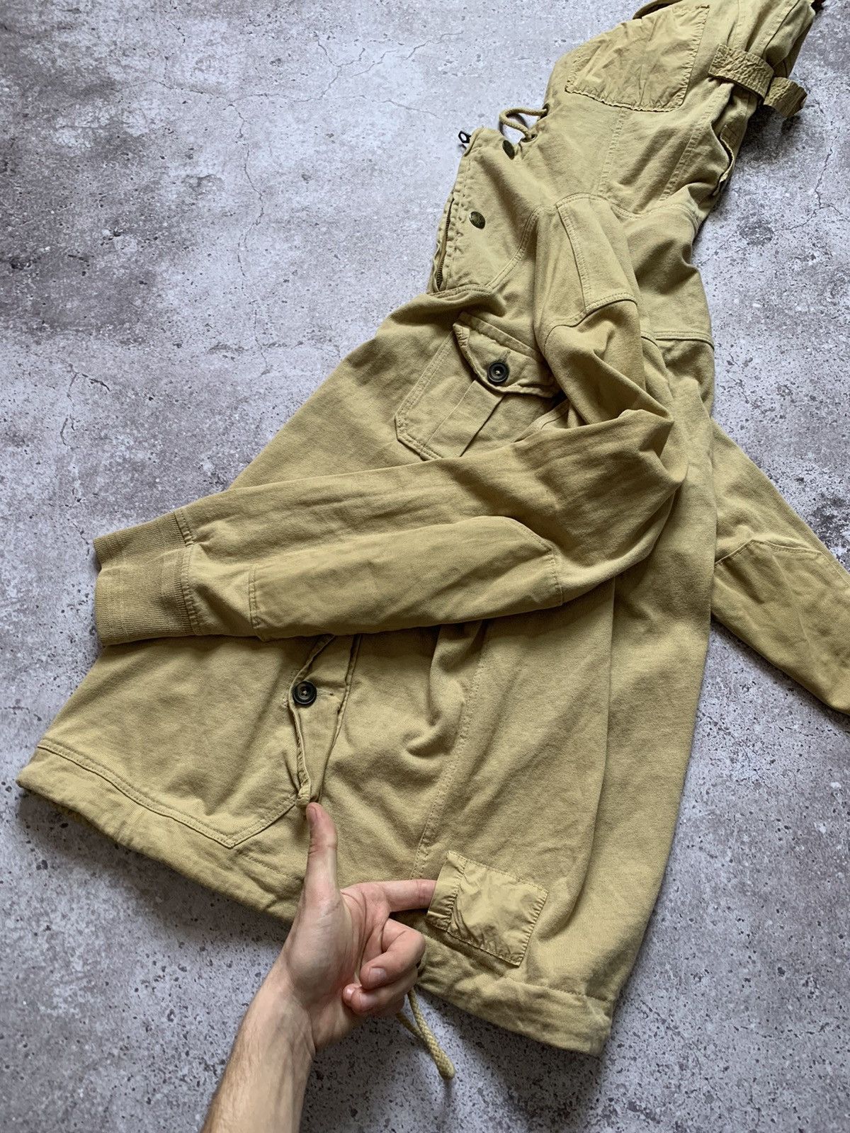 Polo Ralph Lauren Vintage Polo Ralph Lauren military Pocket hoodie 90’s Size US S / EU 44-46 / 1 - 12 Thumbnail