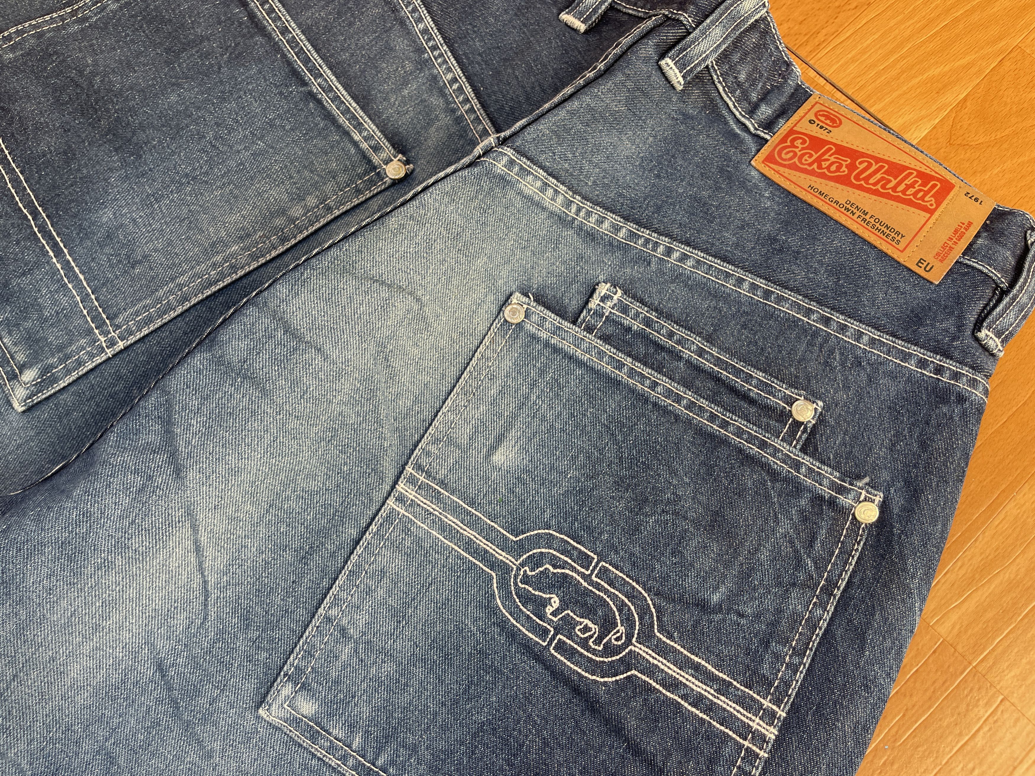 Ecko Unltd. Ecko Unltd jeans, baggy, vintage 90s hip hop skater Y2K W 34 Size US 34 / EU 50 - 7 Thumbnail