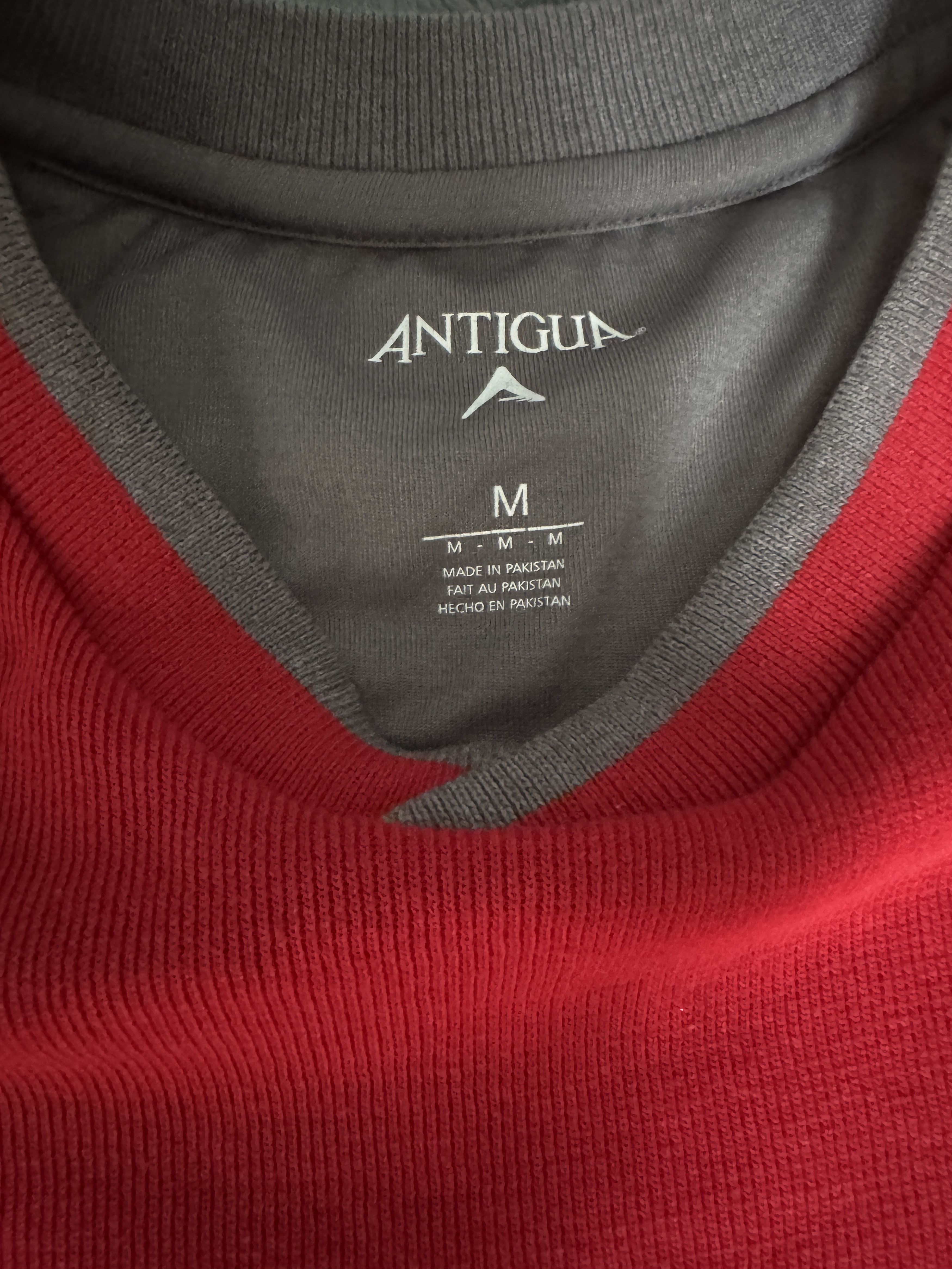Antigua Antigua Apparel Men's Red Sweatshirt Size US M / EU 48-50 / 2 - 3 Thumbnail