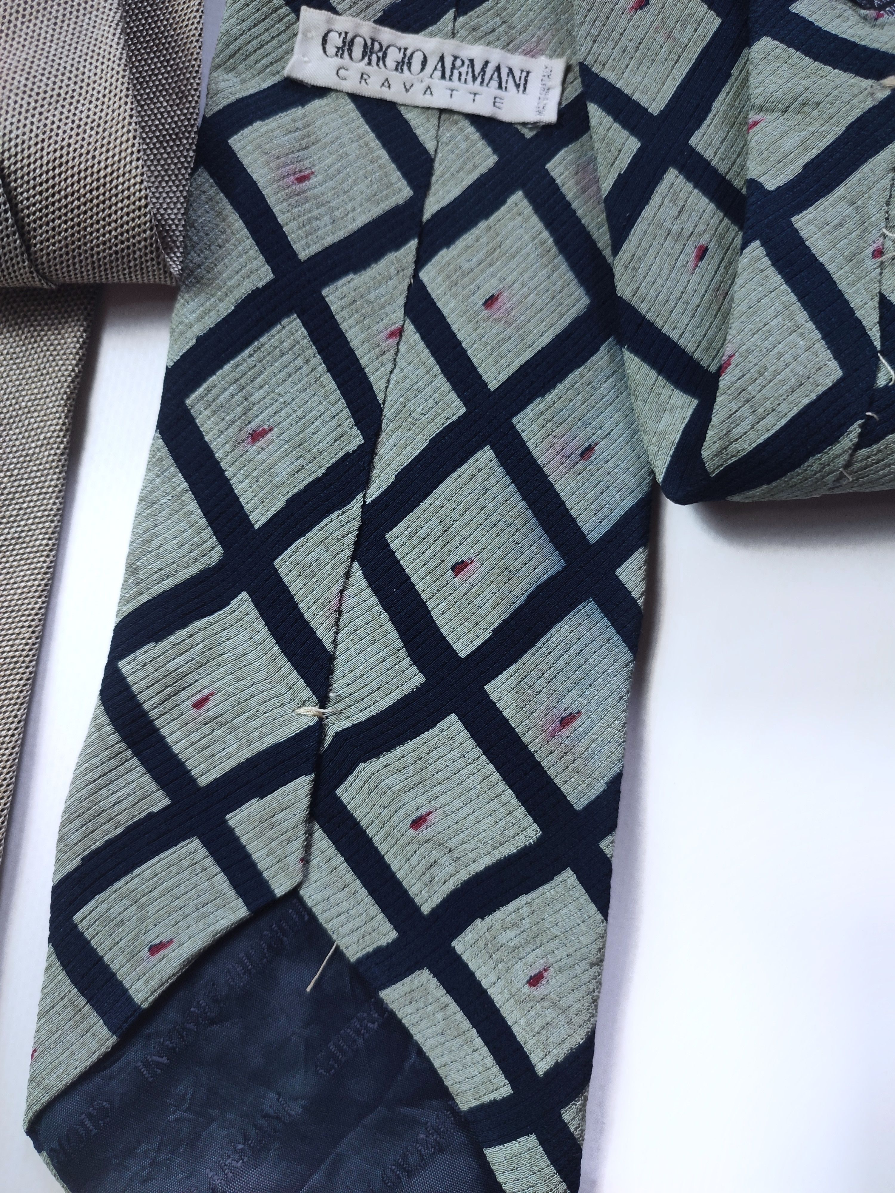 Emporio Armani × Vintage Bundle 4 Giorgio Armani + Brooks brothers ties Size ONE SIZE - 6 Thumbnail