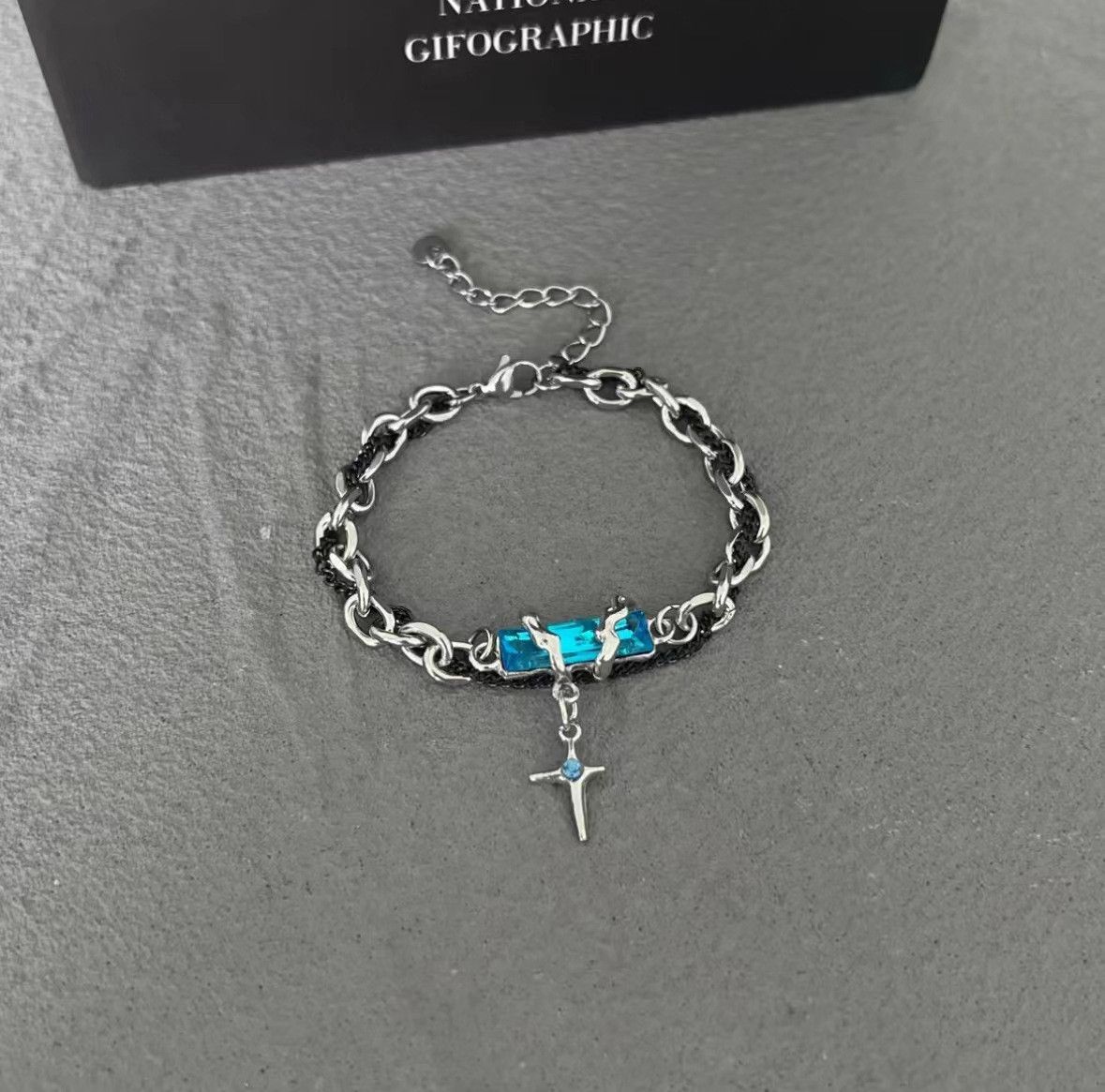 Jewelry Hip-hop Bracelet Y2K Punk Chain Gotch Bracelets Chains Size ONE SIZE - 6 Thumbnail
