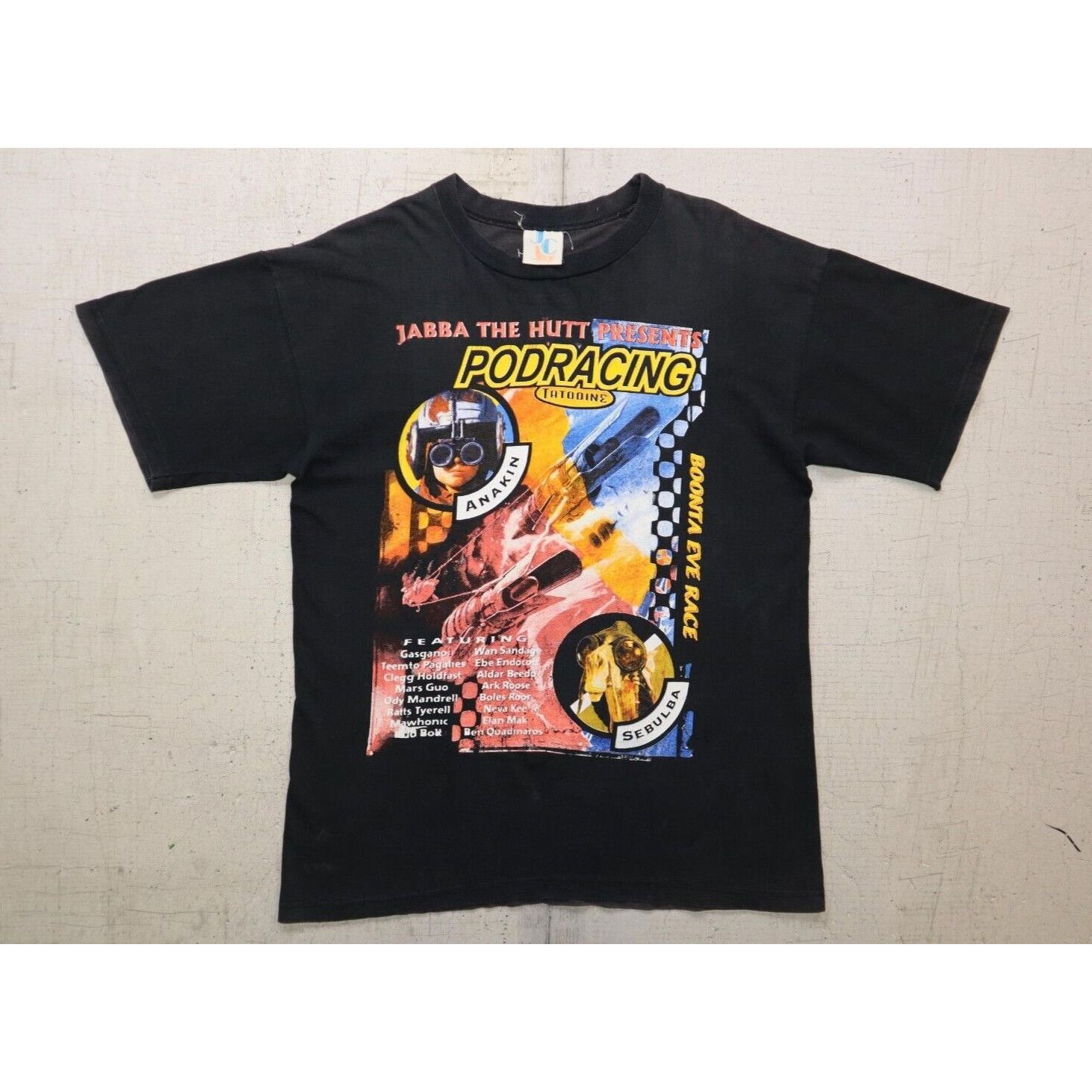 Vintage Vintage 90s Star Wars Episode 1 Phantom Menace T Shirt Sz L Size US L / EU 52-54 / 3 - 1 Thumbnail