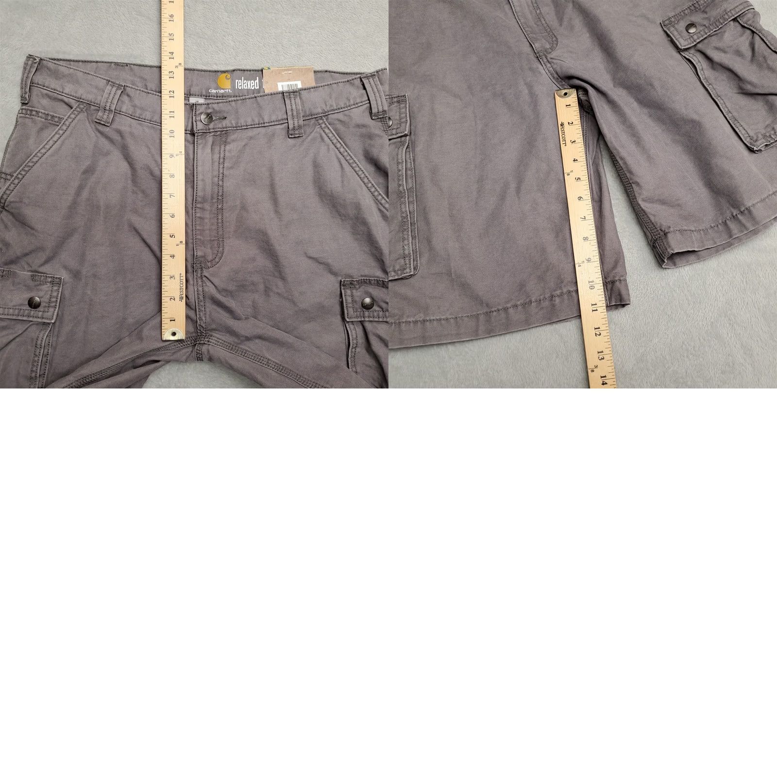 Carhartt Carhartt Cargo Shorts Mens 38 Gray Relaxed Fit Work Casual Utility Pants NWT Size US 38 / EU 54 - 8 Thumbnail