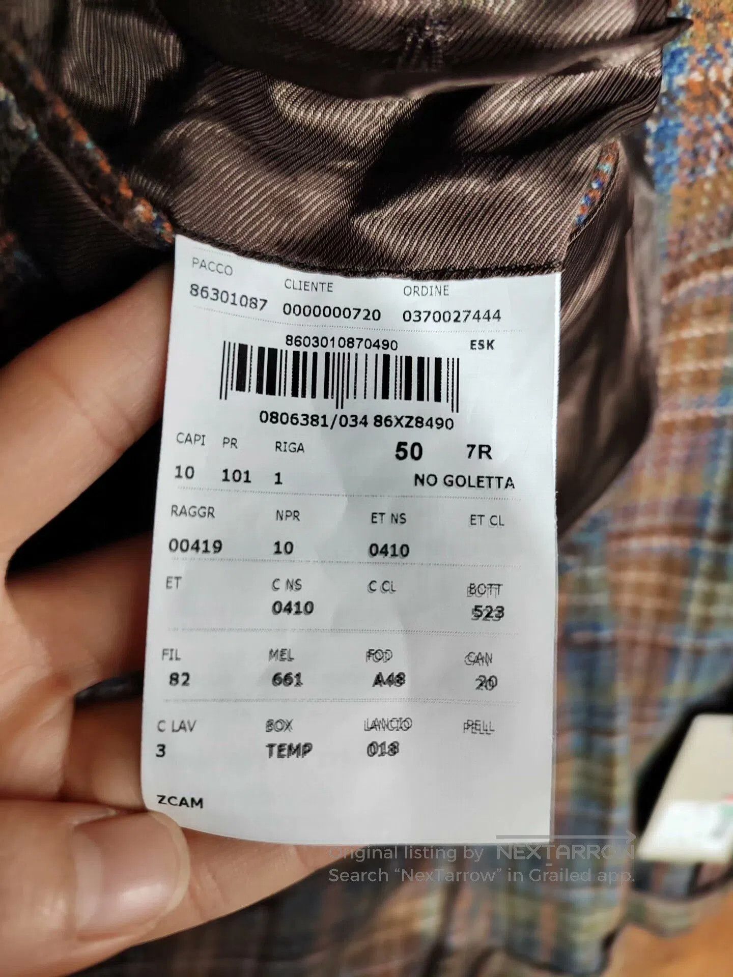 Corneliani CC Collection Corneliani Plaid Blazer. Size US M / EU 48-50 / 2 - 7 Thumbnail