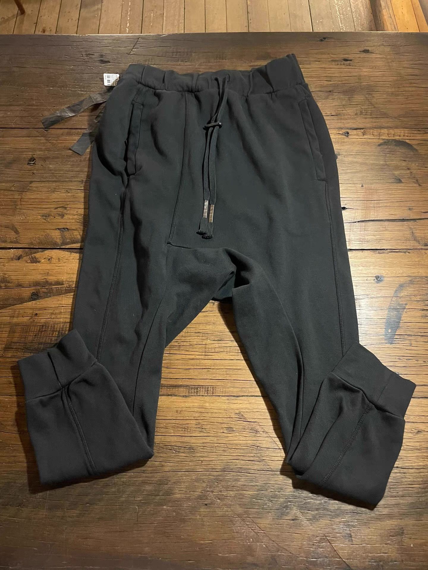 Boris Bidjan Saberi Boris Bidjan Saberi 16SS Men's Black Longjohn 2 Trousers Ｑ25 Size US 32 / EU 48 - 1 Thumbnail