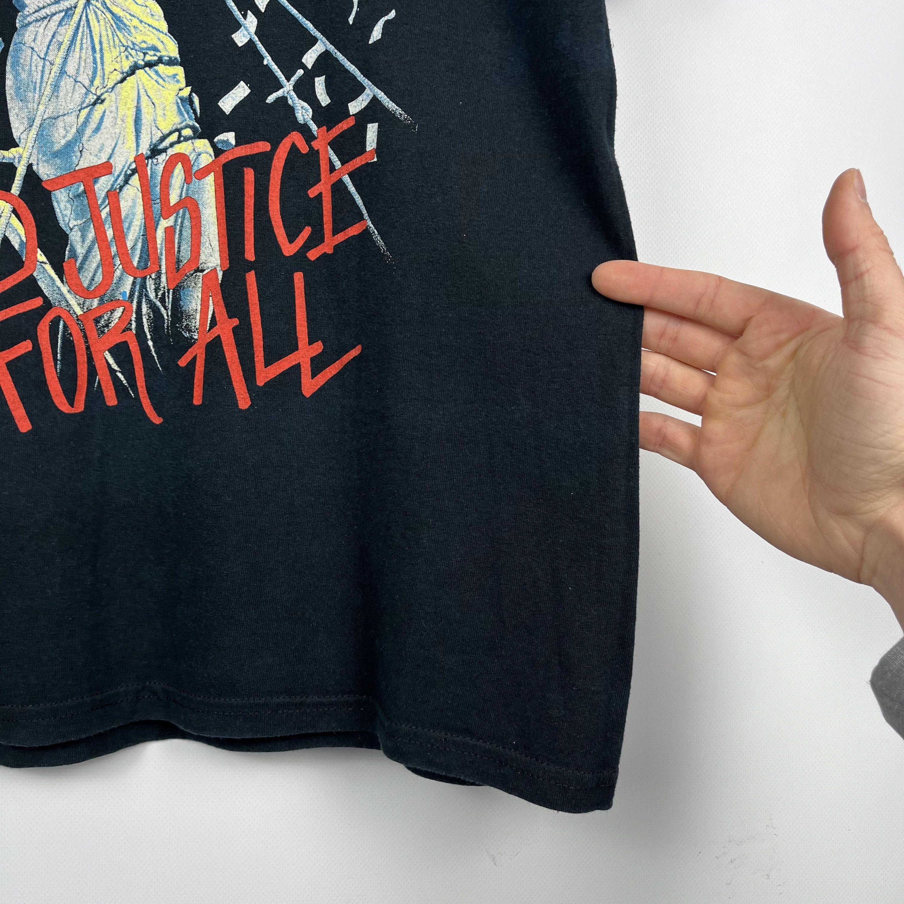 Band Tees Vintage Metallica And Justice For All Rock Band T Shirt 1994 Size US M / EU 48-50 / 2 - 14 Thumbnail