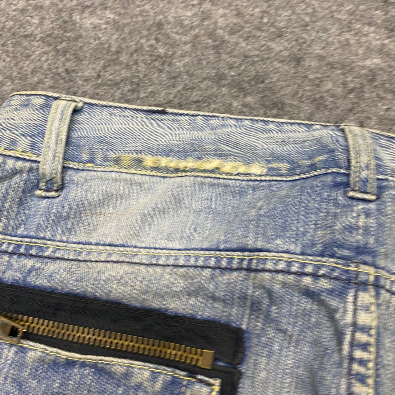 Japanese Brand 💥Best Offer💥Vintage Gold Monkey Project Distressed Denim Size US 34 / EU 50 - 18 Thumbnail