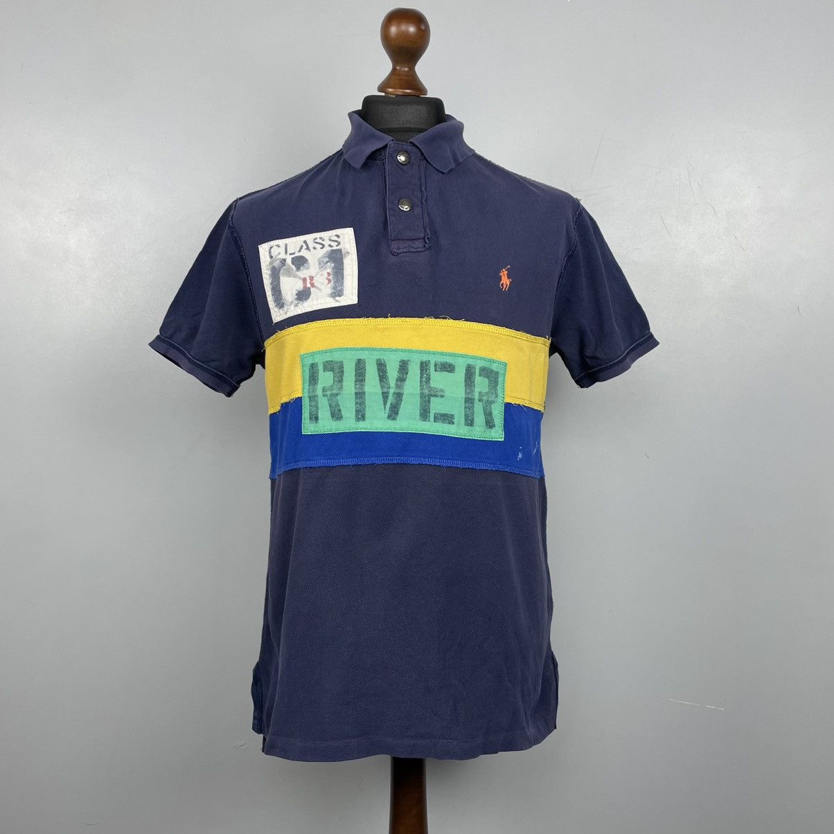 Polo Ralph Lauren × Vintage Vintage Polo Ralph Lauren River big logo polo shirt 90’s Size US XL / EU 56 / 4 - 1 Thumbnail