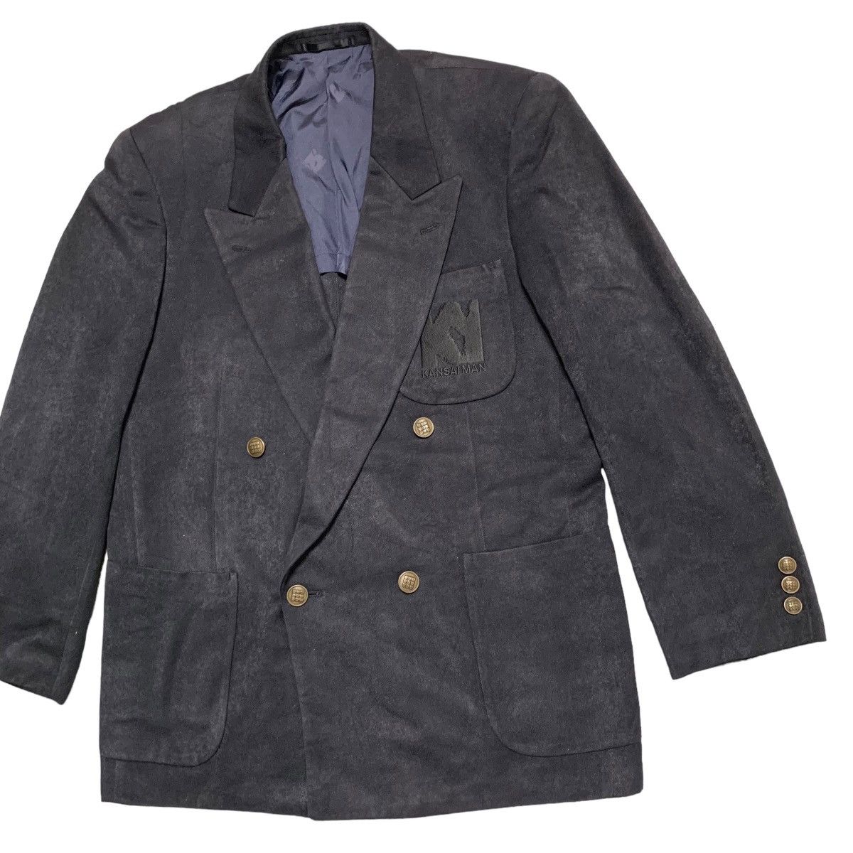 Kansai Yamamoto Kansai Man Spellout Blazer Jacket Size US M / EU 48-50 / 2 - 3 Thumbnail