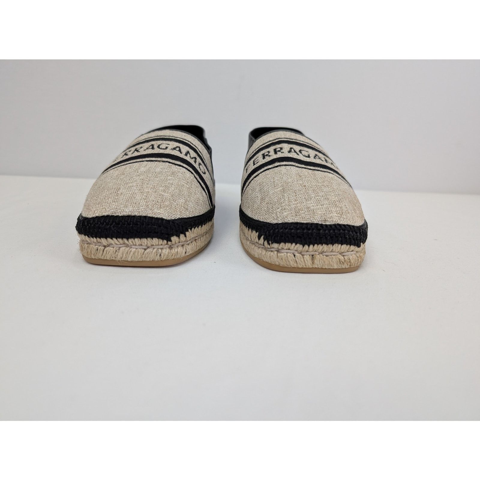 Salvatore Ferragamo o1rshd1 Jacquard canvas espadrilles shoe in multicolor Size US 12 / EU 45 - 8 Thumbnail
