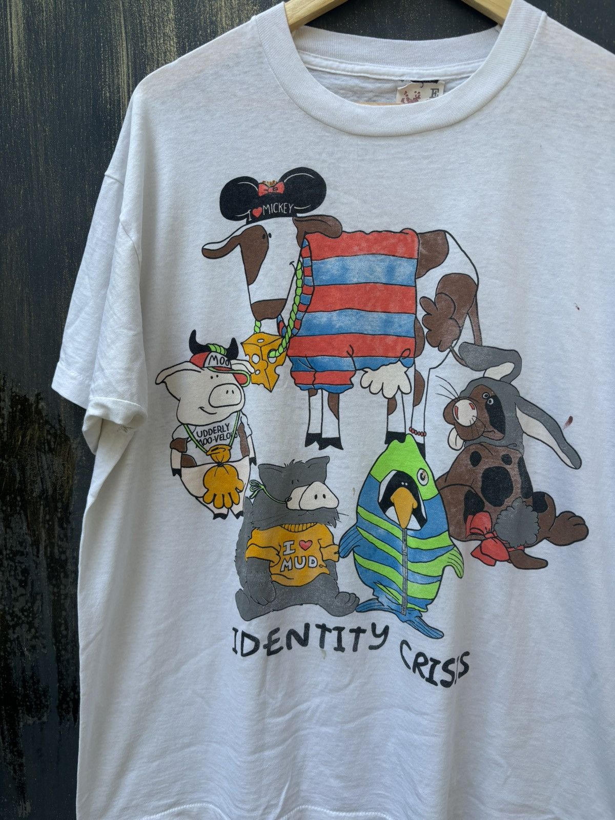 Arts & Science VERY RARE! Vintage 90’s Identity Crisis Art Parody Size US XL / EU 56 / 4 - 3 Thumbnail