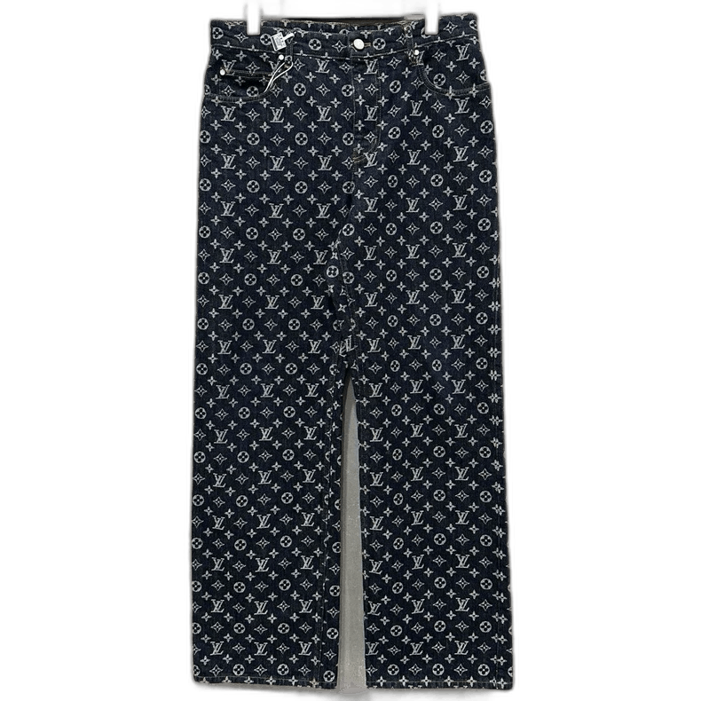 Louis Vuitton Louis Vuitton Monogram Logo Jeans - dmc Size 28" / US 6 / IT 42 - 1 Thumbnail